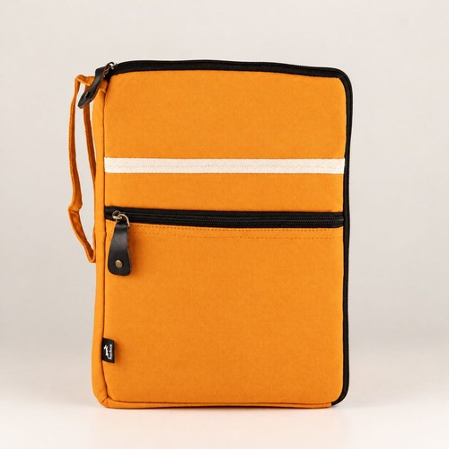 Canvas tablet pouch orange - canvas,