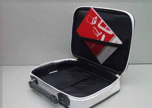Laptop bag white dicota - bag,